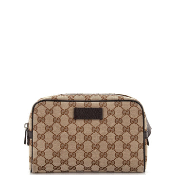 GUCCI Waist Belt Bag GG Canvas Small