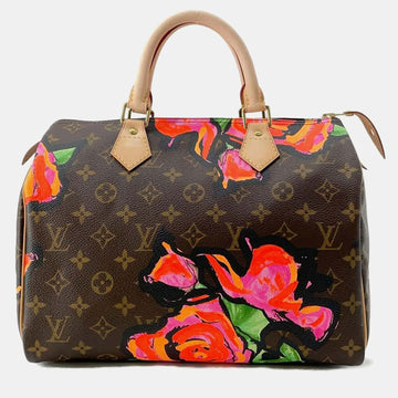 Brown Monogram Rose Speedy Bag Size 30