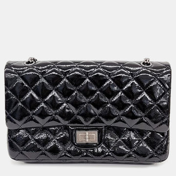 Black Patent Leather Vintage 2.55 Flap Bag