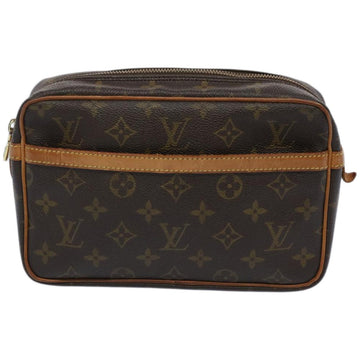 Louis Vuitton Compiegne 23  Canvas Clutch Bag