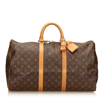 Louis Vuitto Keepall 50 Monogram Canvas Travel Bag