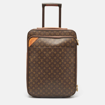 Monogram Canvas Business Pegase Legere 55 Luggage