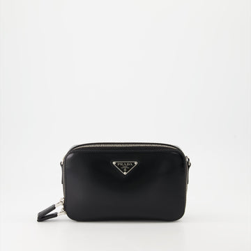 Sac Brique en cuir brossé