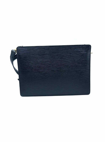 LOUIS VUITTON Enghien Black Leather Epi Handbag