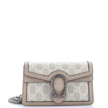 Dionysus Bag EC Coated Canvas with Leather Super Mini