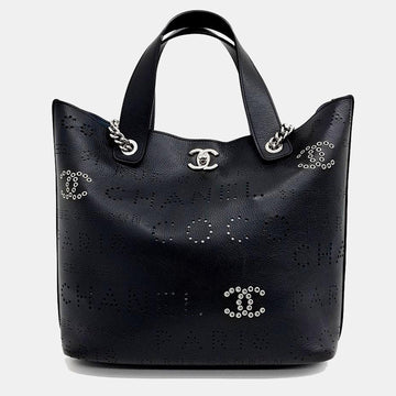 Logo Punching Tote Bag