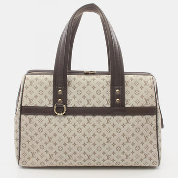 Brown Canvas Josephine GM Satchel Bag