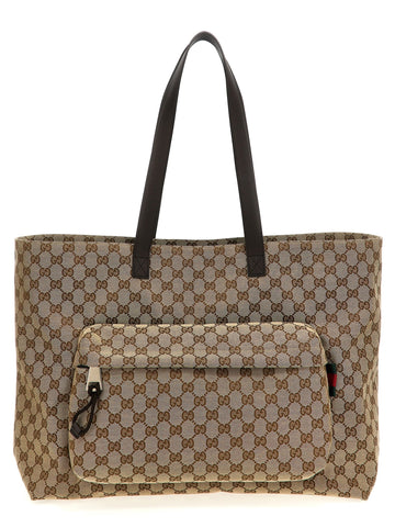 Gucci Men 'Gg' Large Shopping Bag