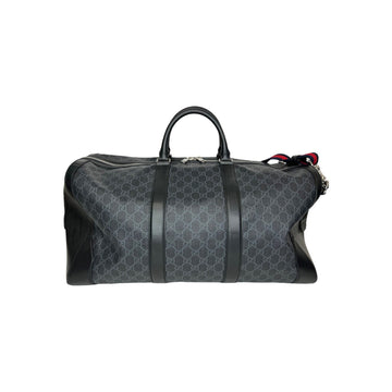 Gucci Black EC Supreme Duffle Bag