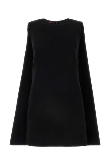 GUCCI Chic Mini Dress in Luxurious Light Wool Crepe