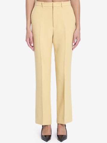GUCCI Wool Creased Pleated Trousers