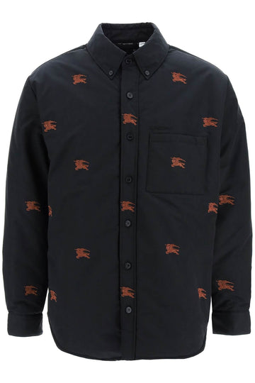 BURBERRY Embroidered Nylon Padded Shirt