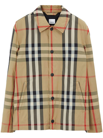BURBERRY Checkered Design Jacket