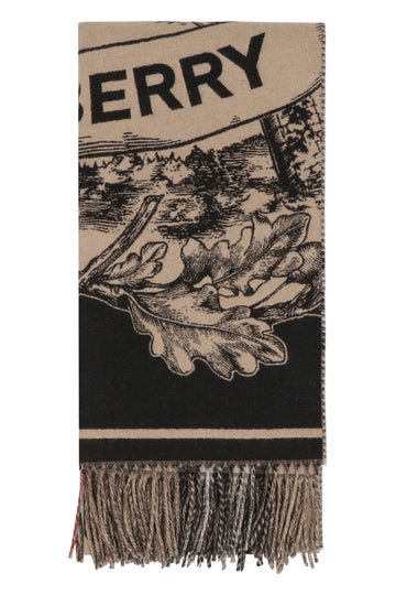 BURBERRY Luxury Cashmere Scarf - Reversible Design