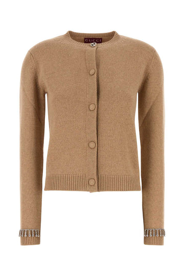 GUCCI Wool Blend Cardigan for Women - Fall/Winter 2025