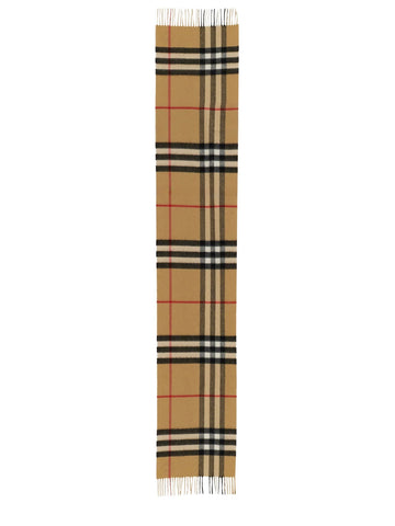 BURBERRY Vintage Check Cashmere Scarf - Rectangle Wraparound Style