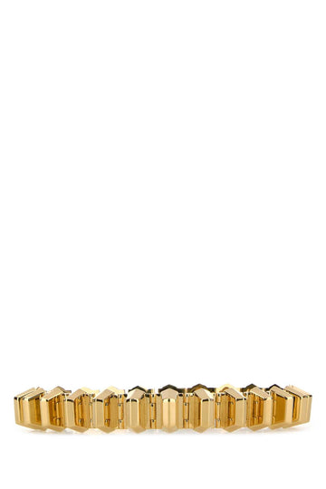 GUCCI Gold Metal Choker with Studs Motif