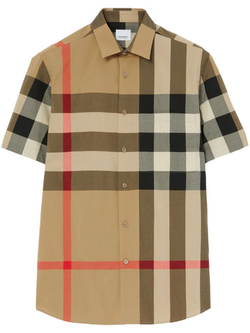 BURBERRY Short Sleeve Summer Shirt for Men