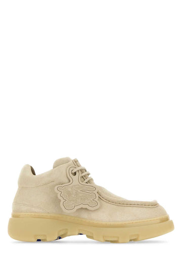 BURBERRY Suede Creeper Lace-Up Shoes