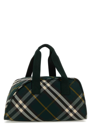 BURBERRY Printed Nylon Shield Travel Handbag for Men