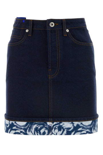 BURBERRY Chic Denim Mini Skirt for Women