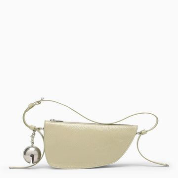 BURBERRY Mini Leather Shoulder Handbag with Adjustable Strap