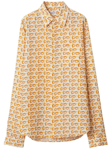BURBERRY Silk Printed B Shirt for Women