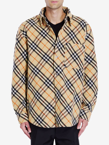 BURBERRY Embroidered Flannel Shirt