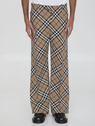 BURBERRY Embroidered Polyester Blend Pant for Men