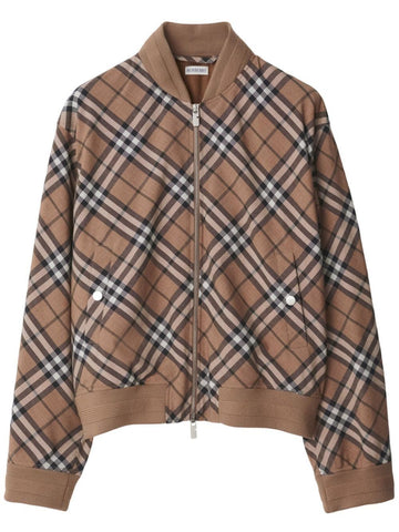 BURBERRY Wool Bomber-Style Jacket