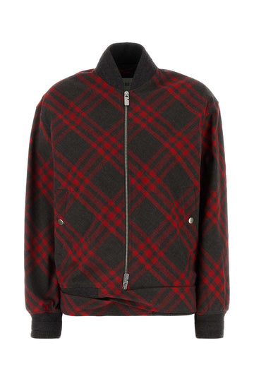 BURBERRY Embroidered Polyester Blend Bomber Jacket for Women