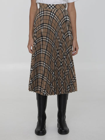 BURBERRY Embroidered Polyester Blend Skirt - Women’s Mini Style