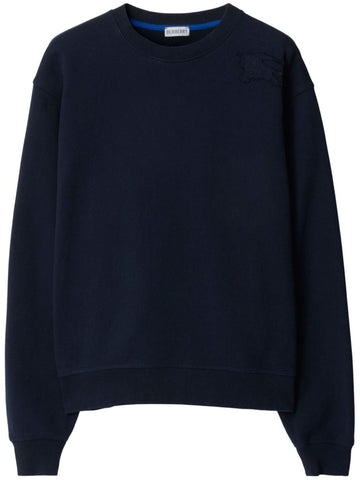 BURBERRY Cotton Crew Neck with Equestrian Knight Motif for Men