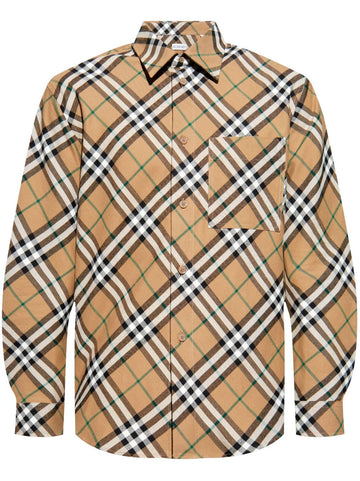 BURBERRY Embroidered Oxford Shirt for Men