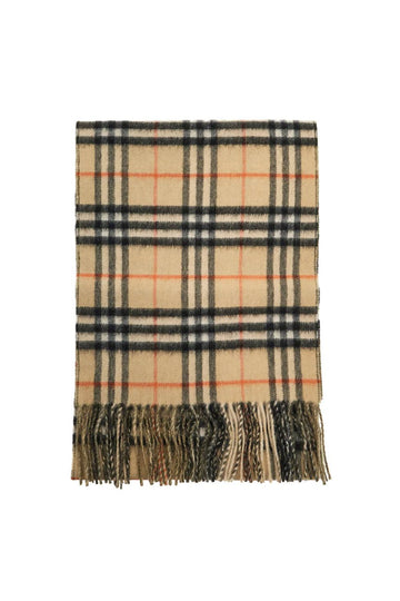 BURBERRY Cashmere Embroidered Scarf - Unisex