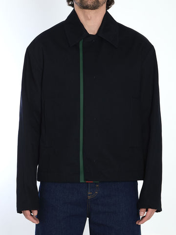 GUCCI Men's Cotton Gabardine Jacket - Size IT 48