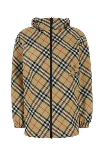 BURBERRY Embroidered Polyester Jacket for Women - FW25