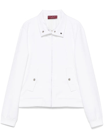 GUCCI Jacquard Sweatshirt with Concealed Front Zip for Women