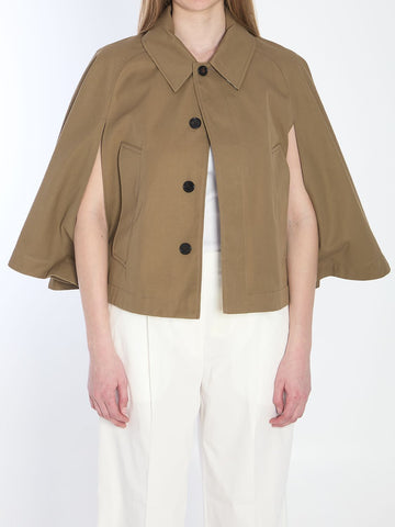 BURBERRY Cropped Cape Jacket