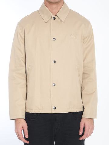 BURBERRY Gabardine Jacket for Men - Spring/Summer 2025