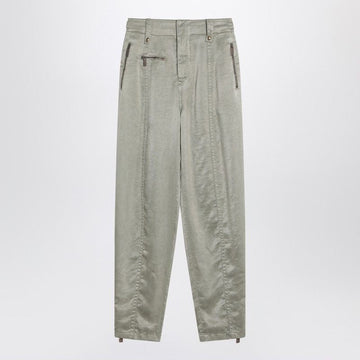 BURBERRY Comfortable Women's Trousers with Embroidered Shield Emblem