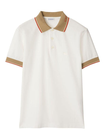 BURBERRY Men's Classic Fit Polo Shirt - Fall/Winter 2025