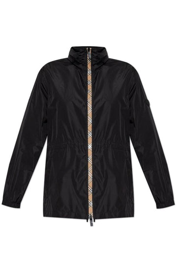 BURBERRY Check Motif Nylon Jacket - Women's Outerwear