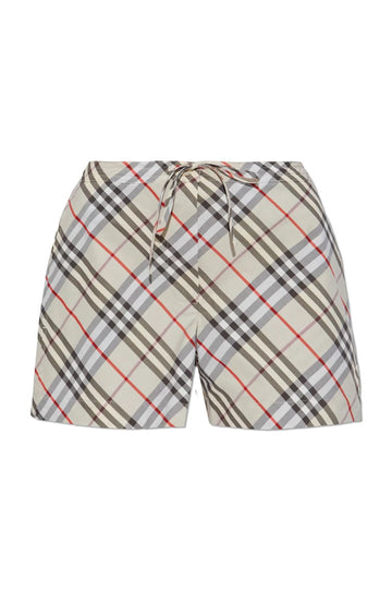 BURBERRY Chic Checked High-Waisted Pants for Women