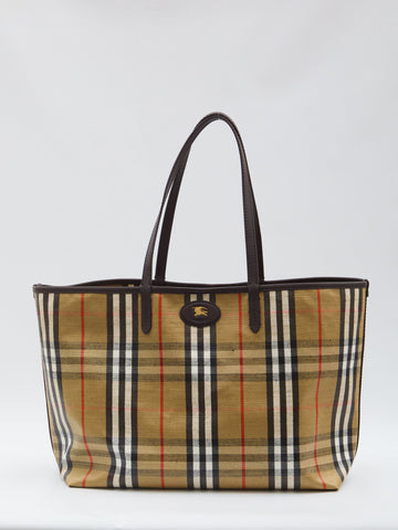 BURBERRY Medium Highlands Tote Handbag