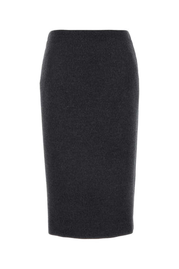GUCCI Wool Blend Midi Skirt