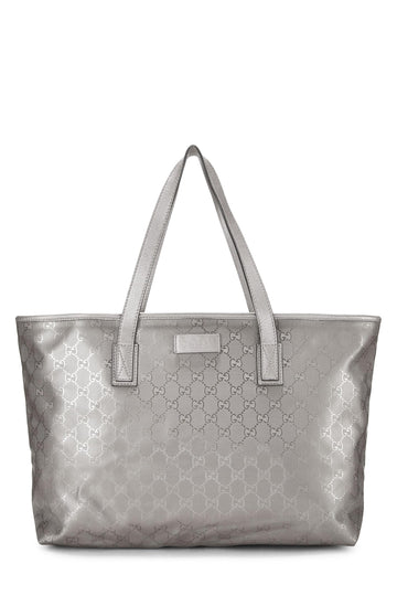 Gucci, Silver CS Imprime Tote Small, Silver