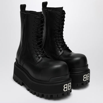 Balenciaga Giant Platform Boot In Black Men