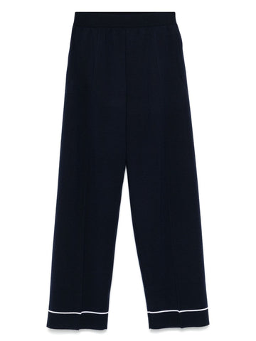 GUCCI Women's Wool Trousers with Elasticated Waistband and Side Pockets
