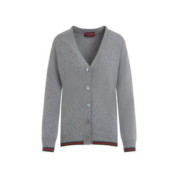 GUCCI Wool Blend Cardigan for Women - Spring/Summer 2025